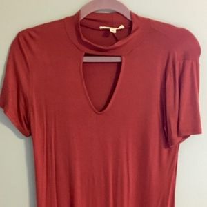 Red T-shirt Dress